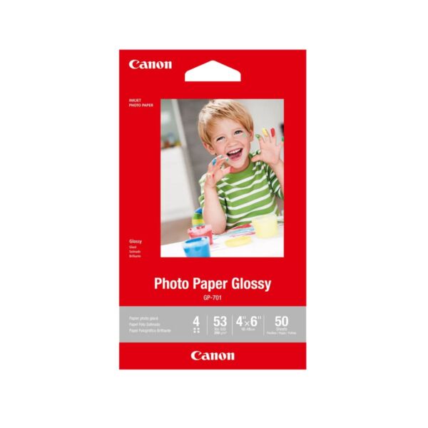 Glossy Photo Paper - GP-701 - 4x6 (50 Sheets)