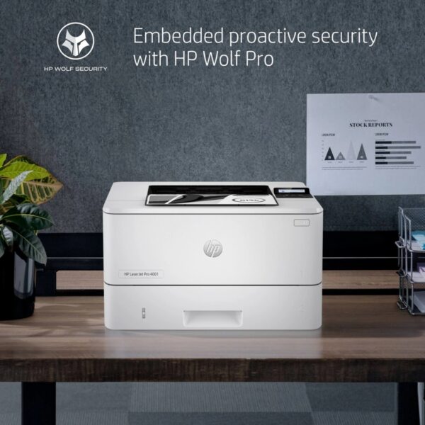 HP LaserJet Pro 4001n Black & White - Image 3